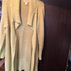 Christopher & banks ladies long cardigan sweater